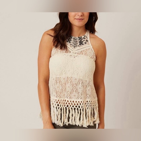 Buckle Coco + Jaimeson Lace Tank Top - Picture 1 of 6